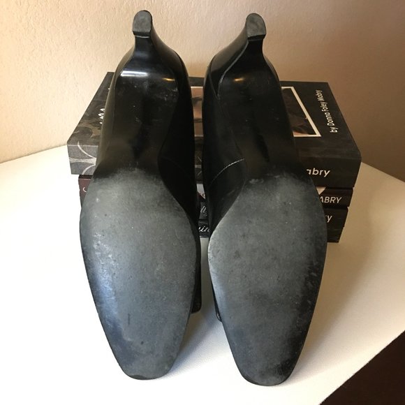 Ⓥⓘⓝⓣⓐⓖⓔ NATURALIZER Late 50's / Early 60's Mod Black Pump 8AA 𝐍𝐀𝐑𝐑𝐎𝐖 - Picture 10 of 13